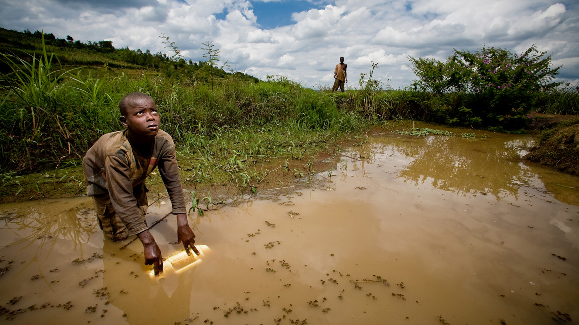 Отсутствие воды и пищи. Загрязнение воды в Африке.